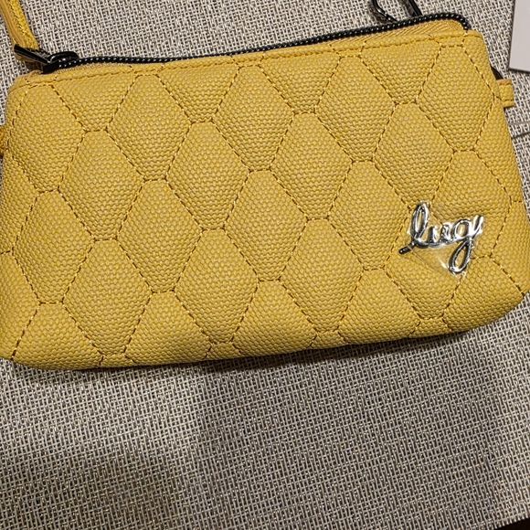 lug Handbags - NWT- LUG- METRO XL ID POUCH MATTE LUXE- BANANA